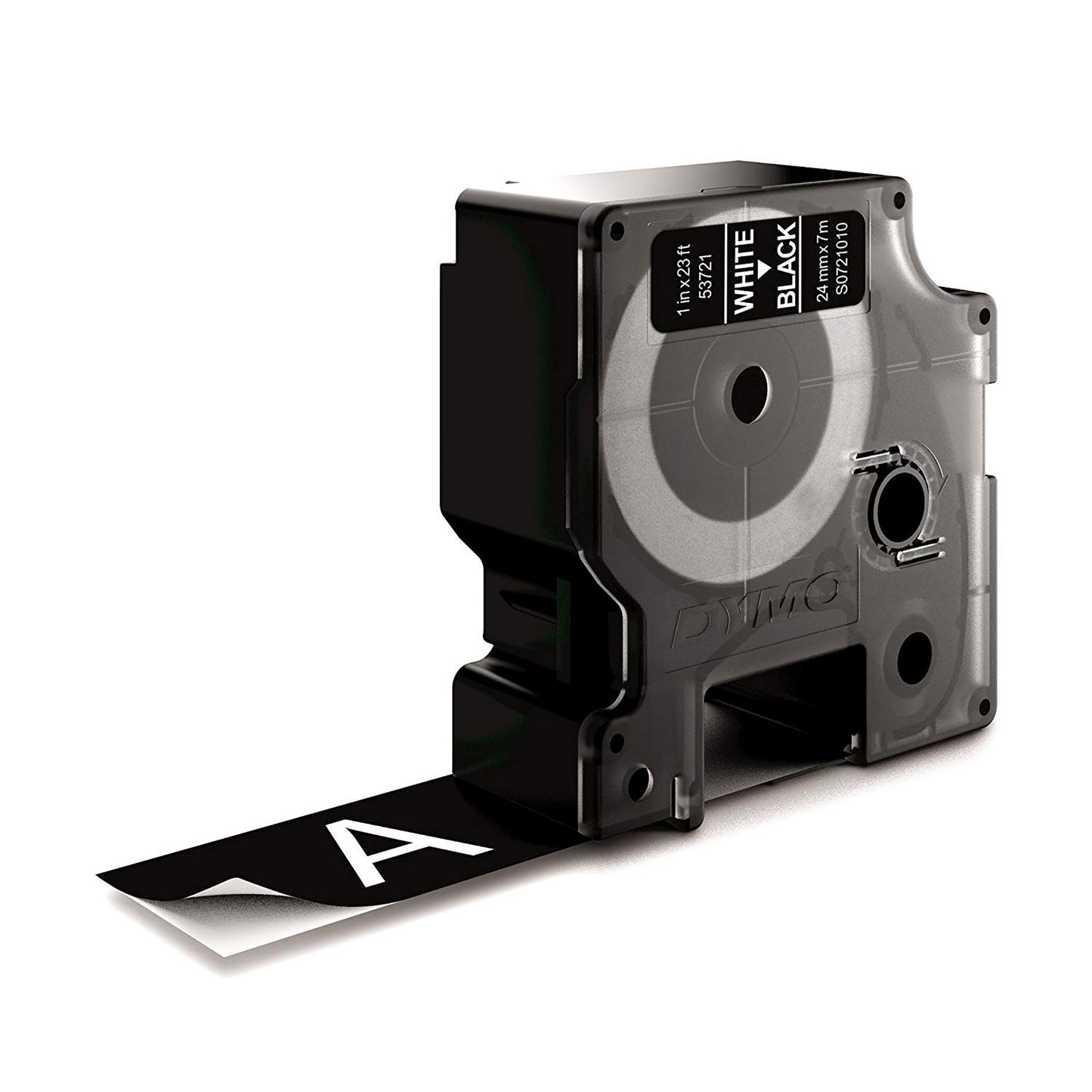 DYMO 53721/S0721010 DirectLabel-etikettes white on black 24mm x 7m for Dymo D1 Labels