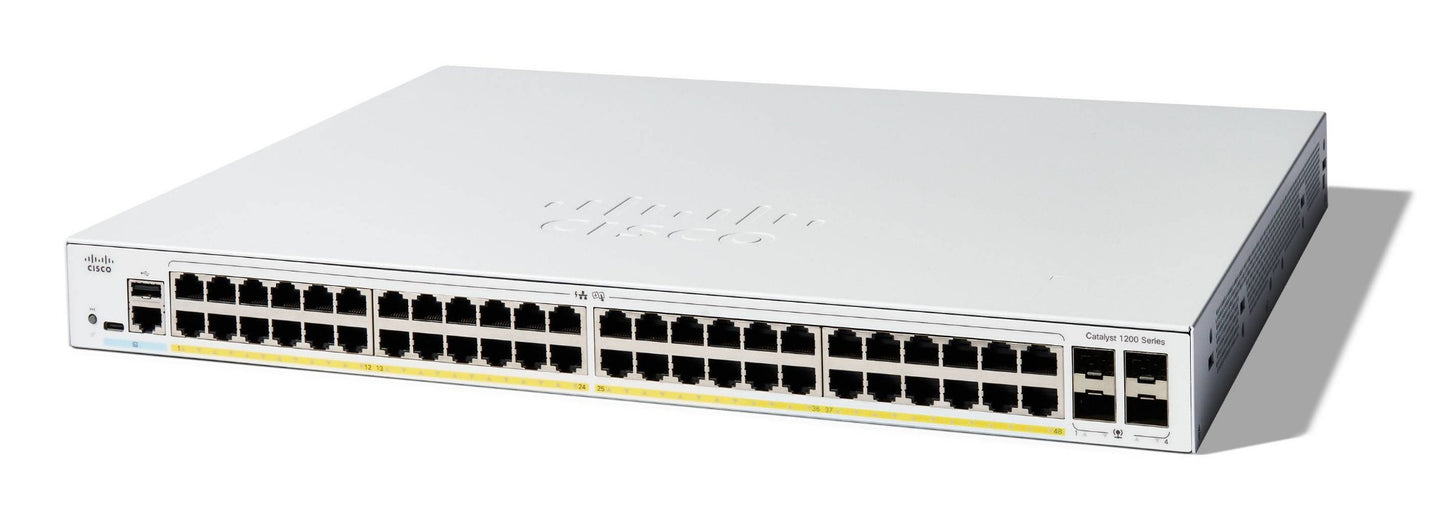 Cisco Catalyst 1200-48P-4G Smart Switch PoE