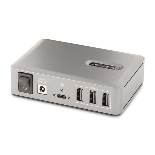 StarTech.com 10-Port USB-C Hub - 8x USB-A/2x USB-C - Self-Powered w/65W Power Supply
