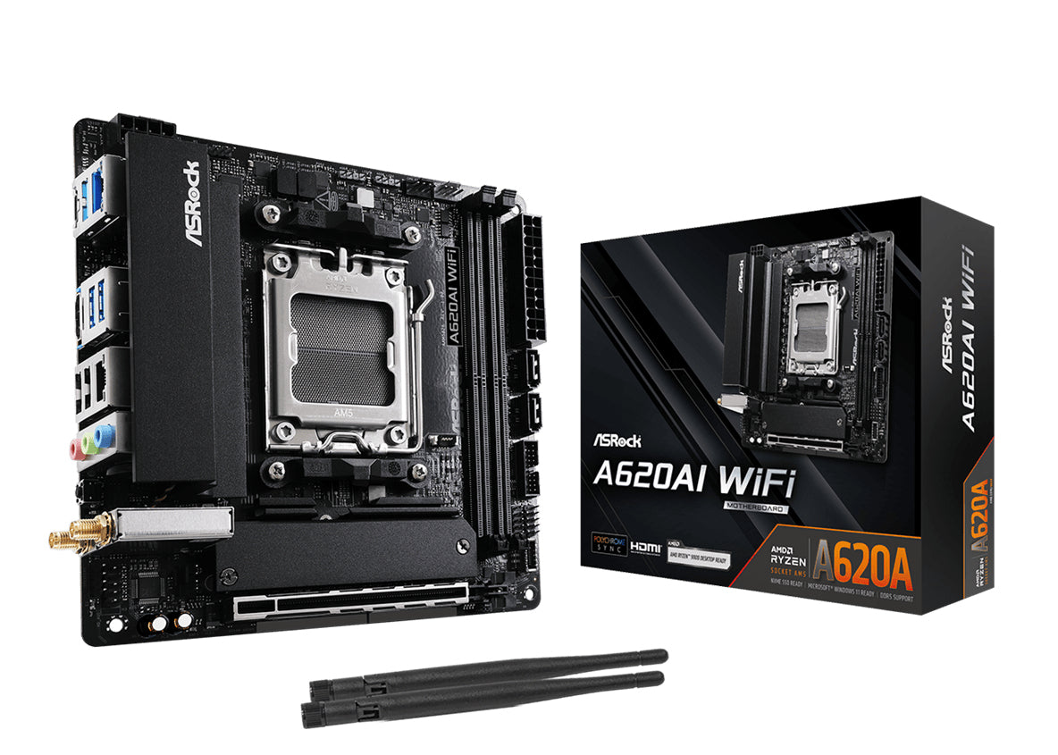 Asrock A620AI WiFi AMD A620A Socket AM5 mini ITX Motherboard
