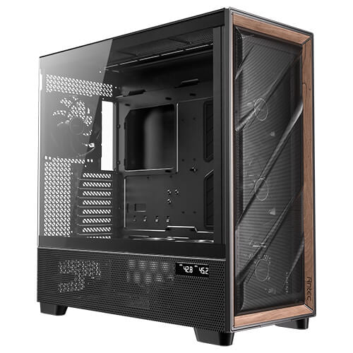 Antec FLUX PRO EUV Full Tower Black, Wood PC Case