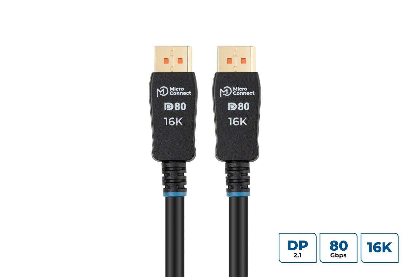 Microconnect MC-DP-MMG-050V2.1 DisplayPort cable 0.5 m Black