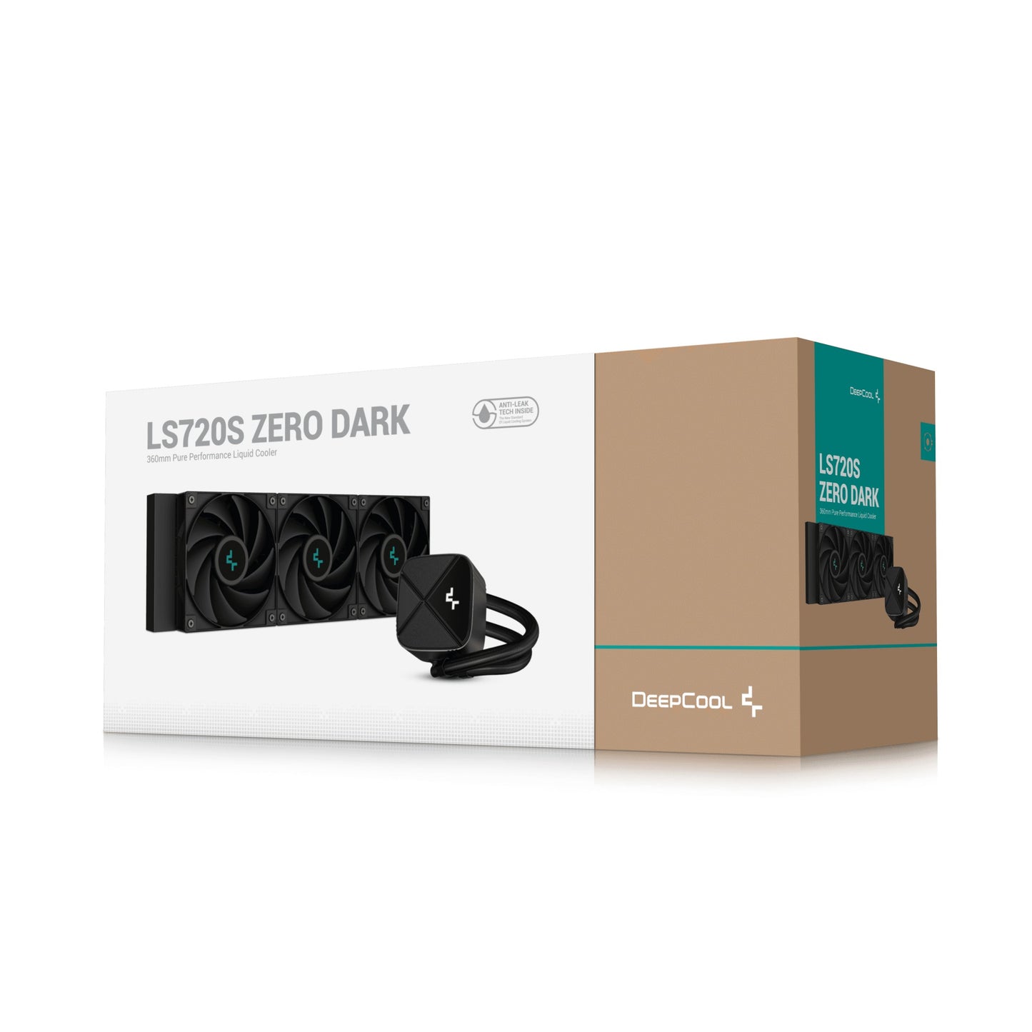DeepCool LS720S Zero Dark Processor All-in-one liquid cooler 12 cm Black 1 pc(s) Cooling