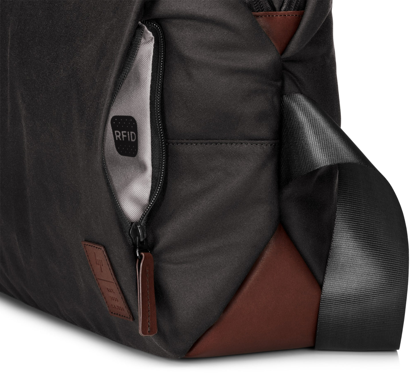 HP 8GF07AA 39.6 cm (15.6") Briefcase Brown Laptop Bag