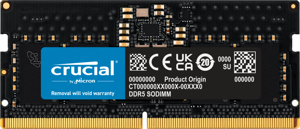 Crucial 8GB (1x8GB) DDR5 SO-DIMM Laptop RAM