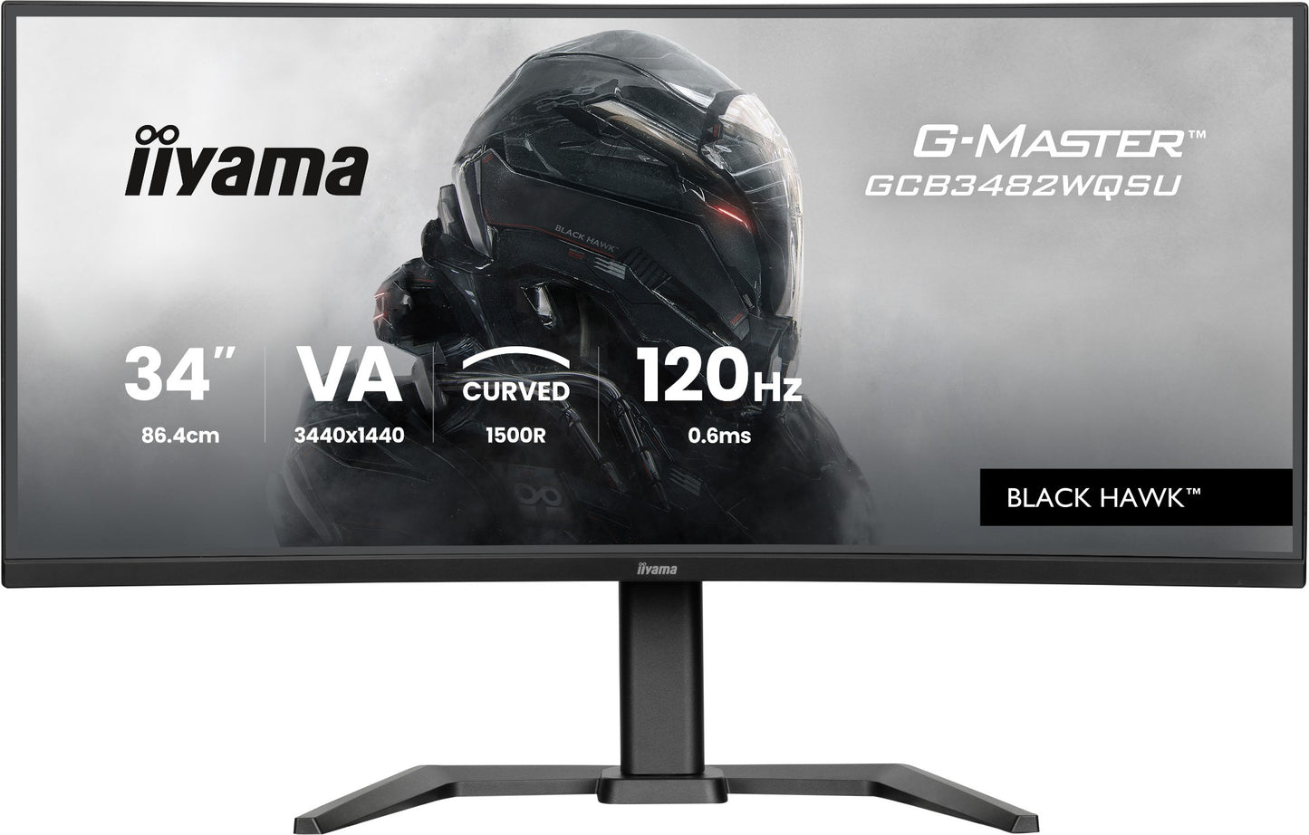 iiyama GCB3482WQSU-B1 34" UWQHD VA 120Hz Curved Monitor