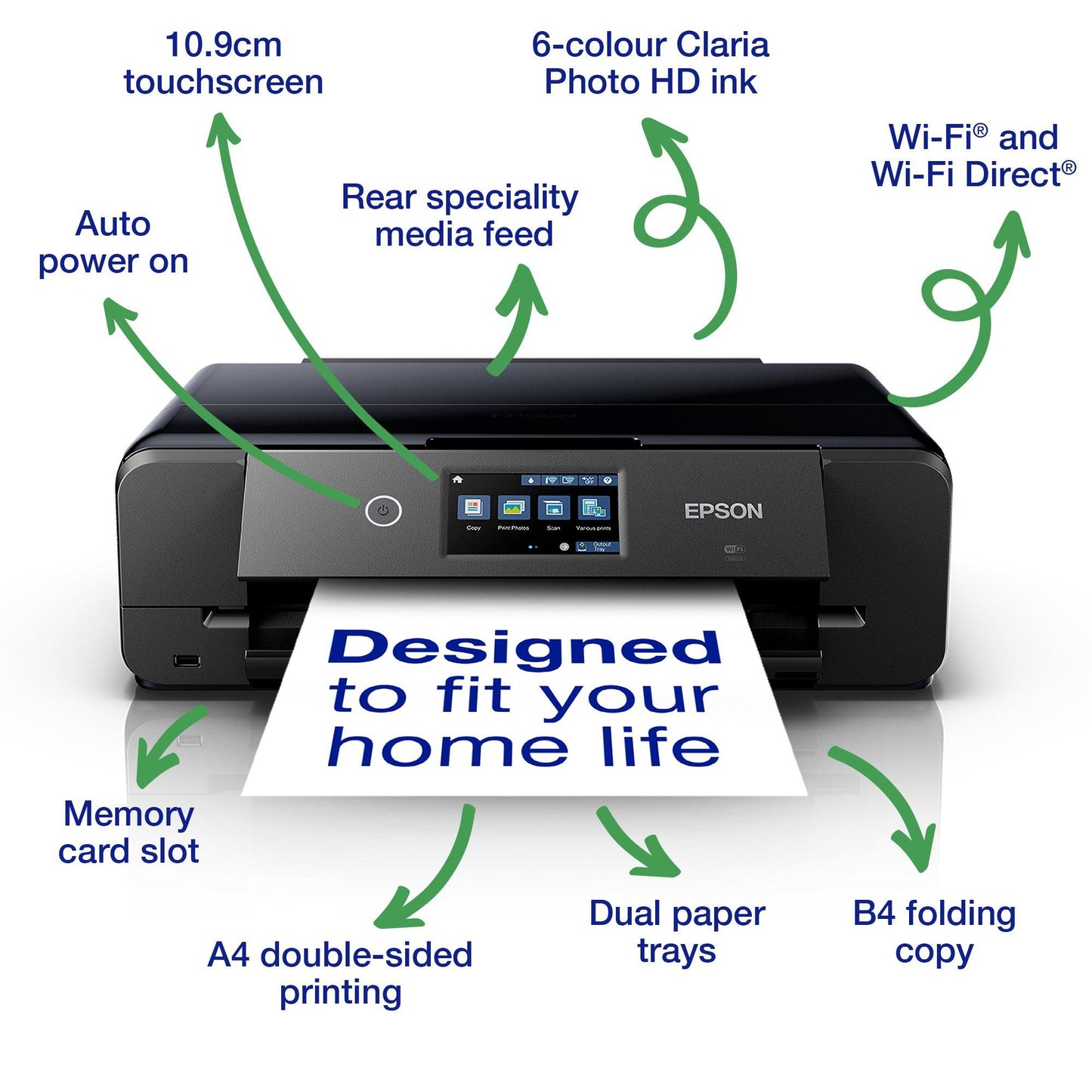 Epson XP-980 Inkjet A3 5760 x 1440 DPI 28 ppm Wi-Fi Printer