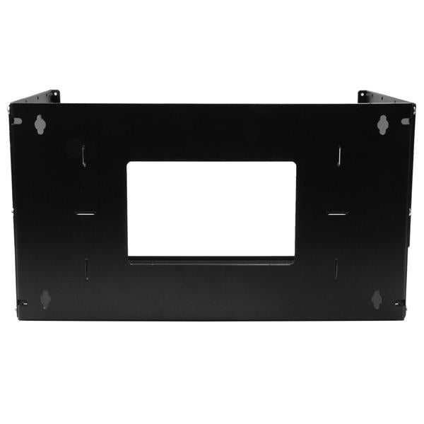 StarTech.com 2-Post 4U Open Frame Wall Mount Network Rack with Built-in Shelf, Wall