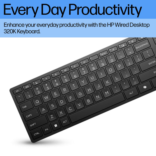 HP 320K Wired Keyboard (37UTABU)