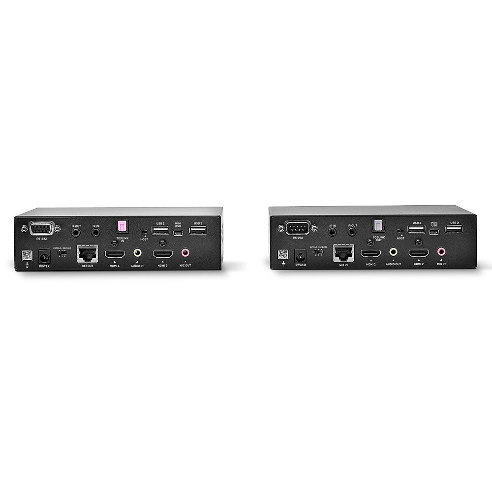 Lindy 100m Cat.6 Dual Head HDMI, USB and RS-232 Extender KVM Switch