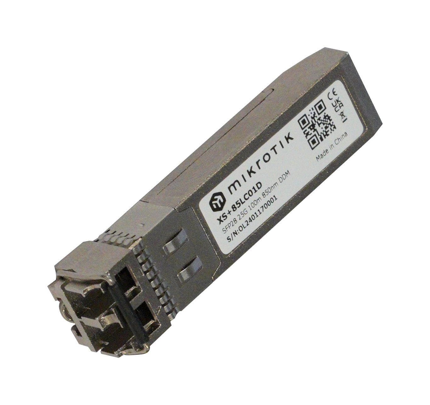 Mikrotik XS+85LC01D network transceiver module Fiber optic Networking