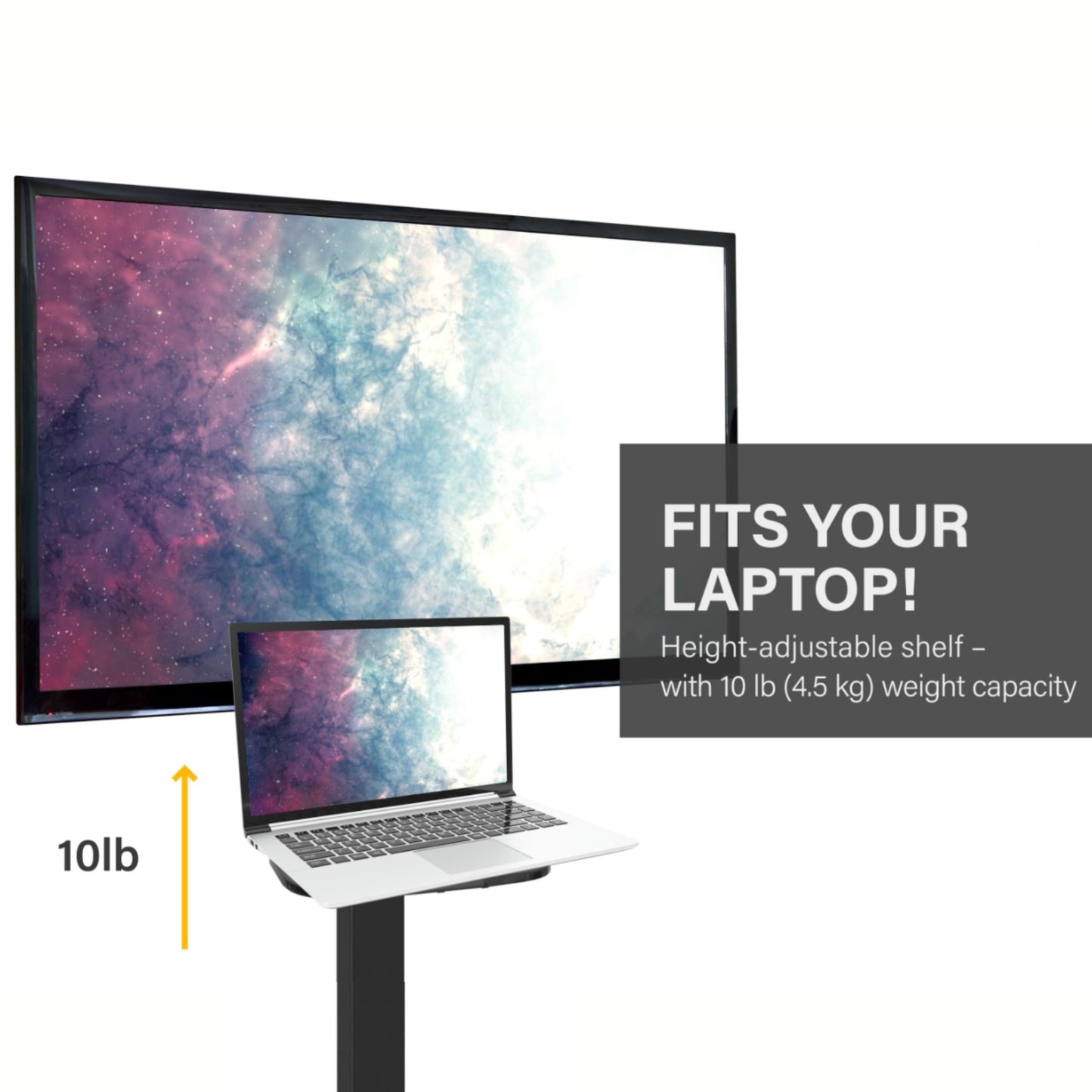 Chief Fit Mobile Cart for Interactive Displays Mount
