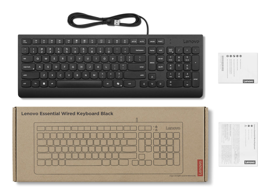 Lenovo 4Y41R64671 Home/Office English Wired Keyboard UK
