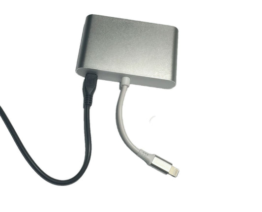 Microconnect LIGHT-HUB4 interface hub Lightning 480 Mbit/s Silver