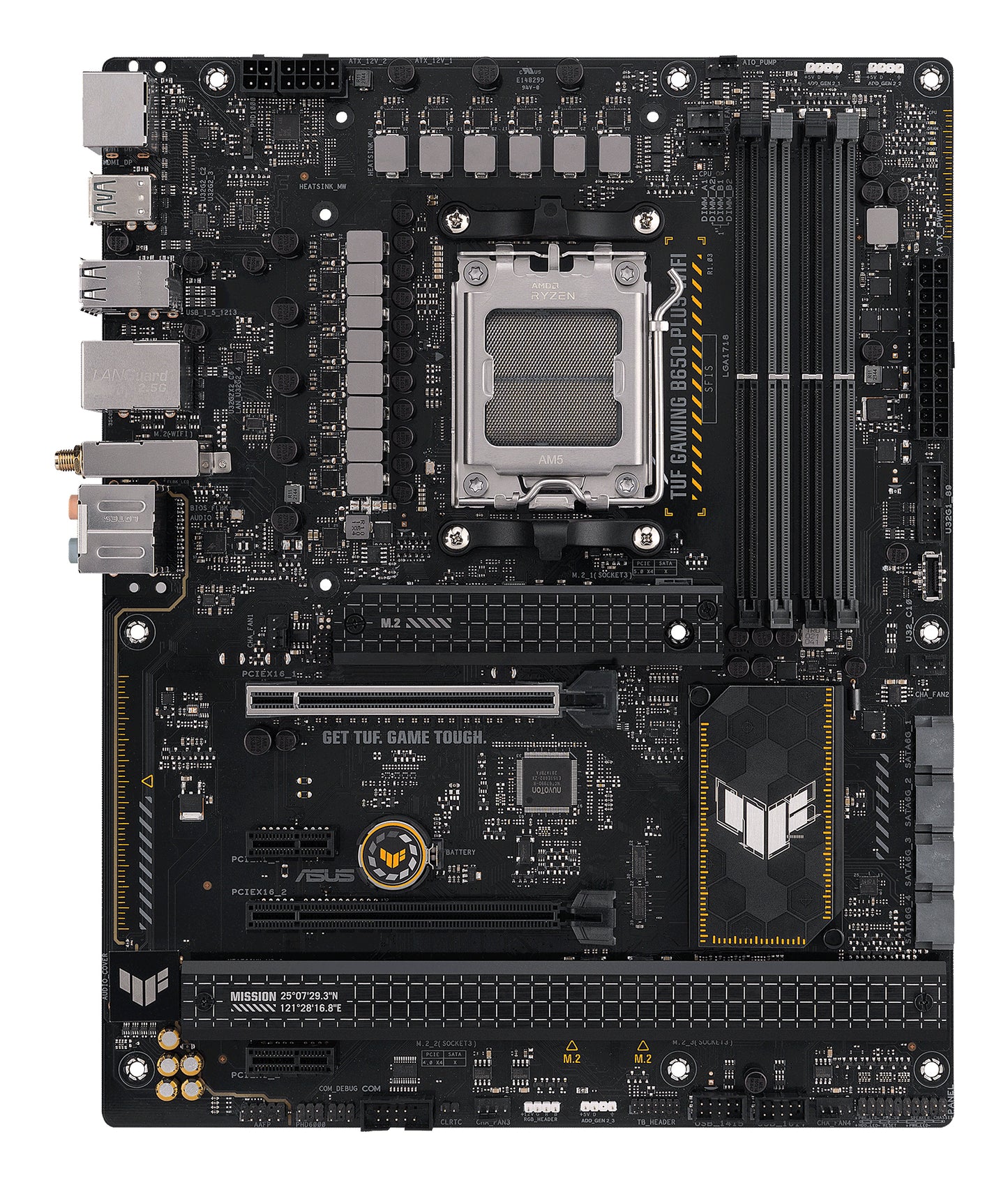 ASUS TUF GAMING B650-PLUS WIFI AMD B650 Socket AM5 ATX Motherboard