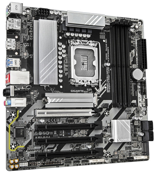Gigabyte B860M DS3H WIFI6E Motherboard - Intel Core Ultra Series CPUs, 5+1+2+1