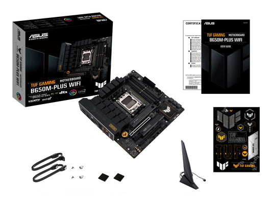 ASUS TUF GAMING B650M-PLUS WIFI AMD B650 Socket AM5 micro ATX Motherboard