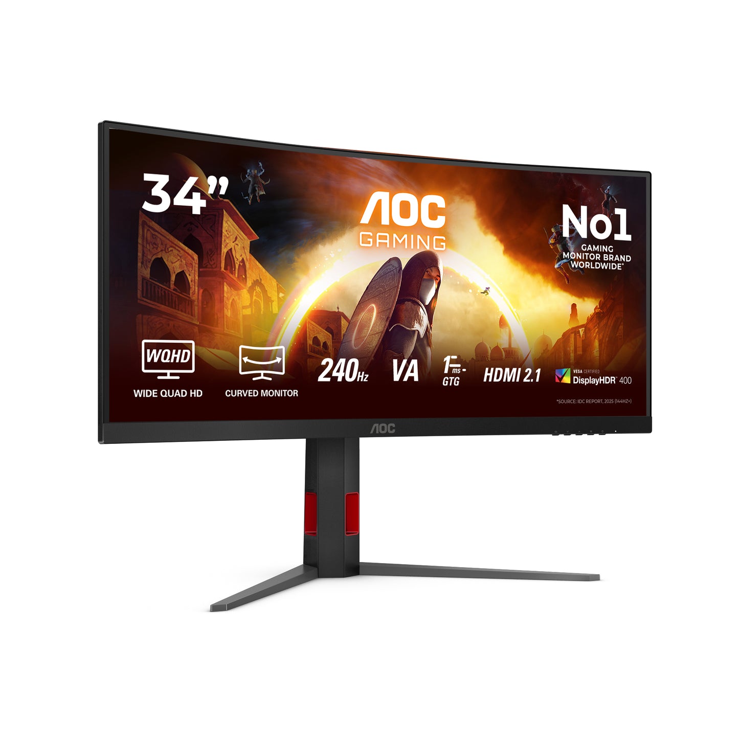 AOC G4 CU34G4Z 34" UWQHD VA 240Hz Curved Monitor