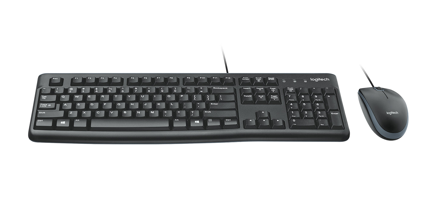 Logitech MK120 Wired Keyboard & Mouse Combo