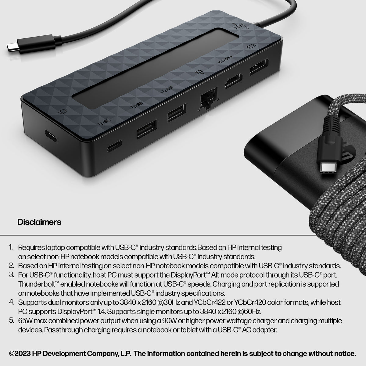 HP Universal Hub and USB-C Docking Station
