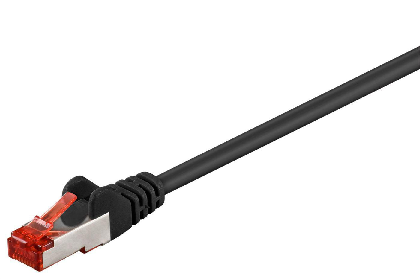 Microconnect STP625S networking cable Black 25 m Cat6 F/UTP (FTP)