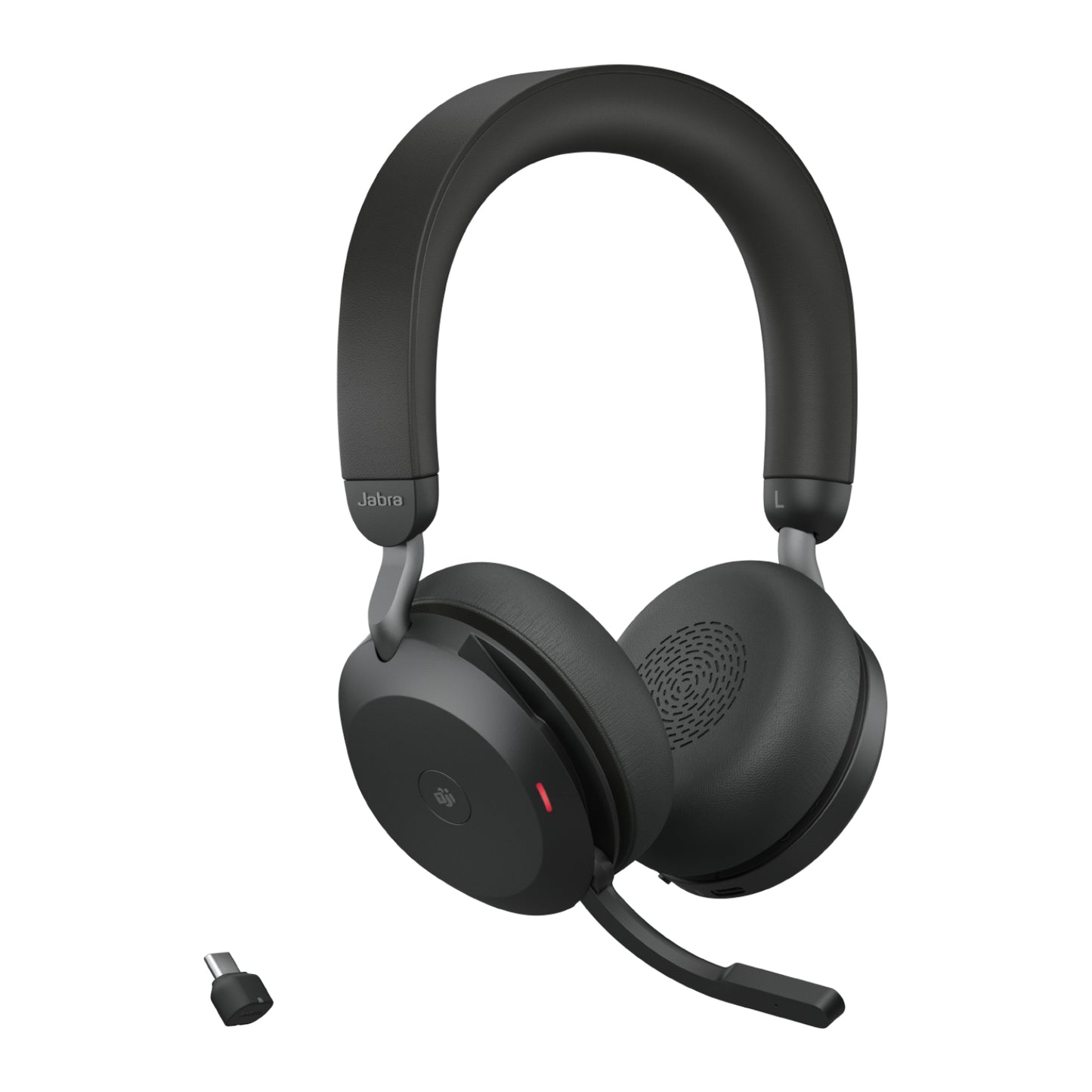Jabra Evolve2 75 - USB-C MS Teams with Desk Stand - Black Headset