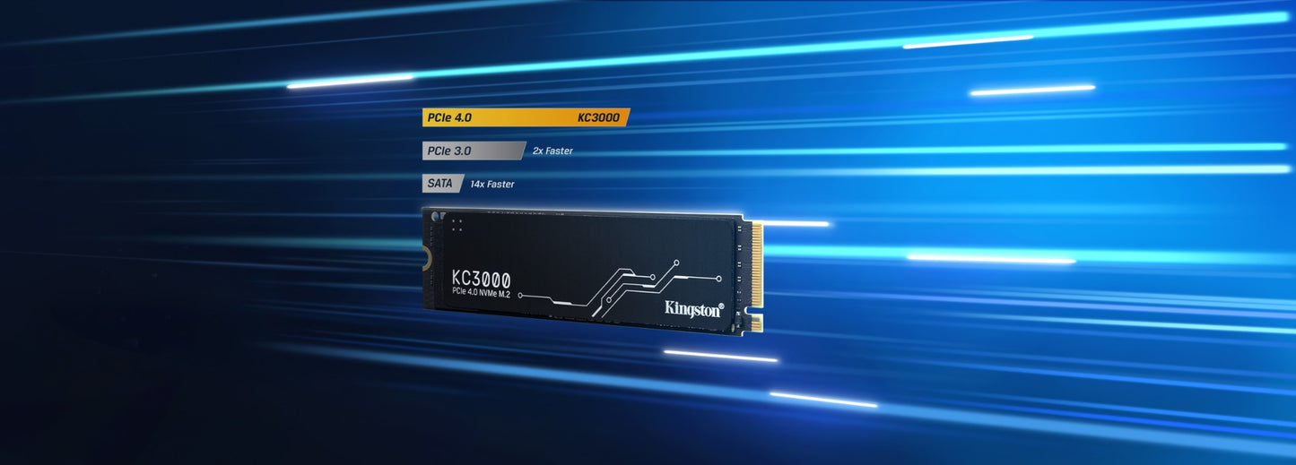 Kingston Technology SKC3000D/4096G 4TB M.2 NVMe PCIe Gen4 SSD