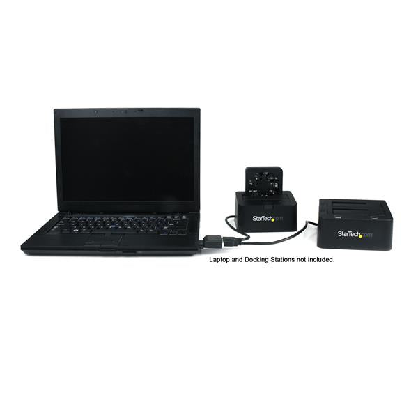 StarTech.com 2 Port ExpressCard SuperSpeed USB 3.0 Card Adapter with UASP Support Hub