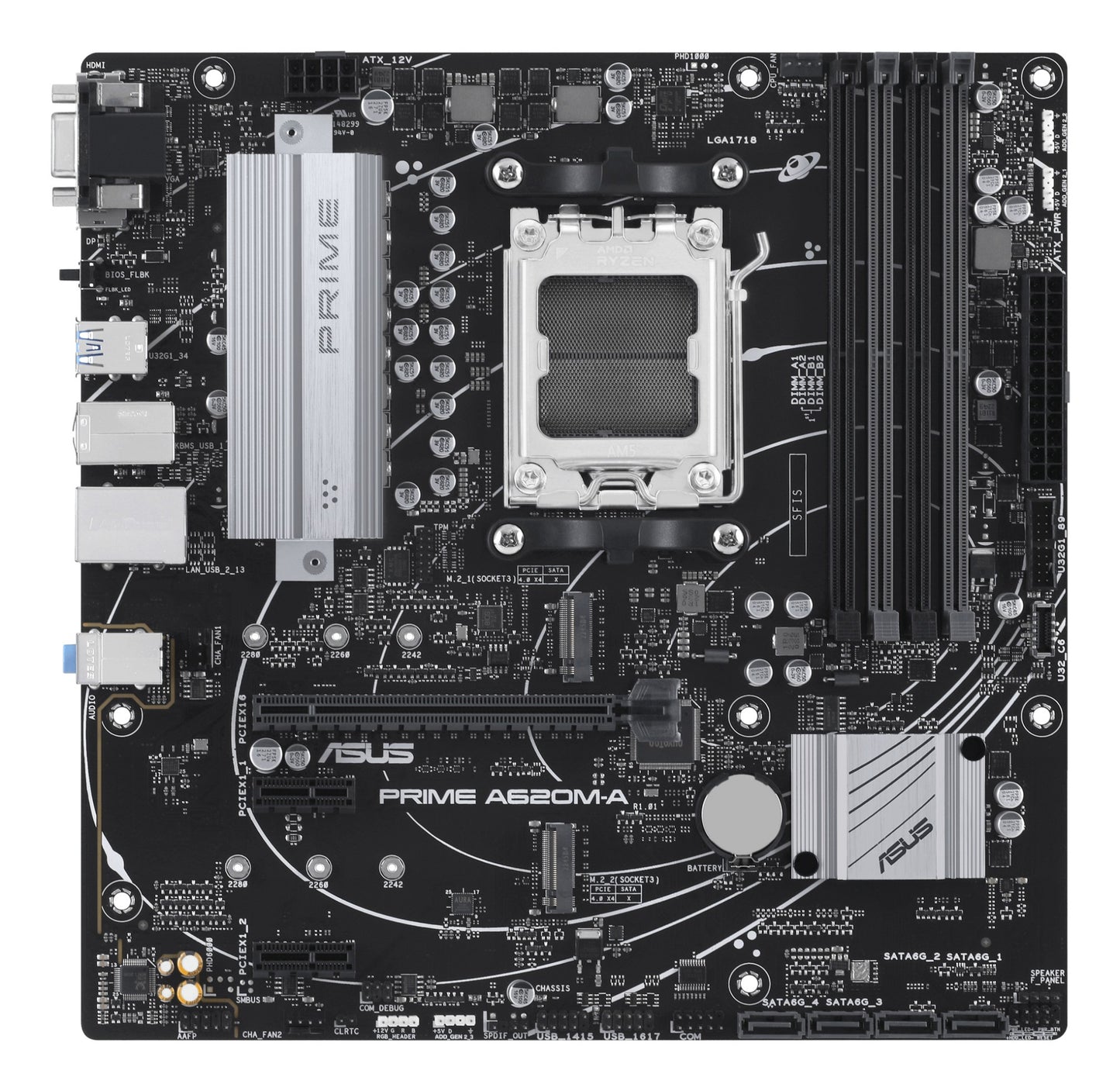 ASUS PRIME A620M-A-CSM AMD A620 Socket AM5 micro ATX Motherboard