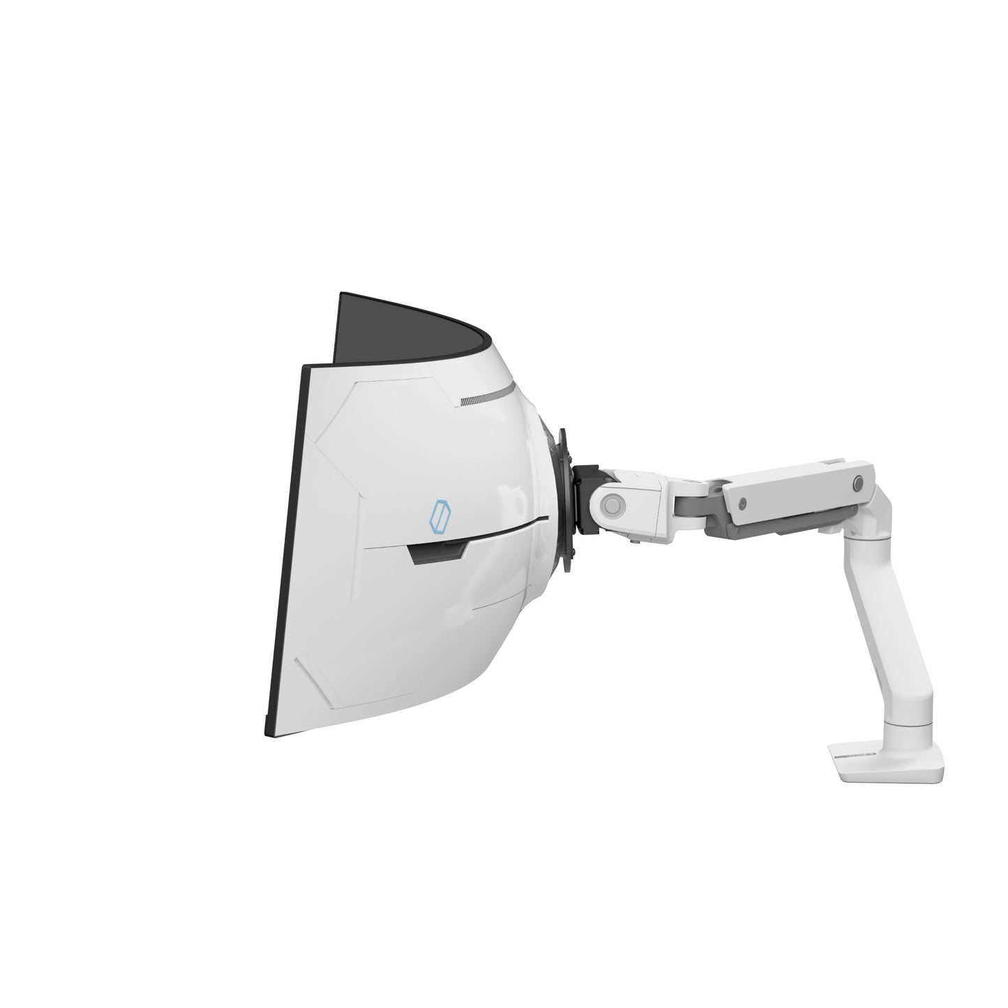 Ergotron HX Series HX ARM WITH VERY HEAVY DUTY PIVOT DESK (WHITE), FOR 1000R 57" Mount