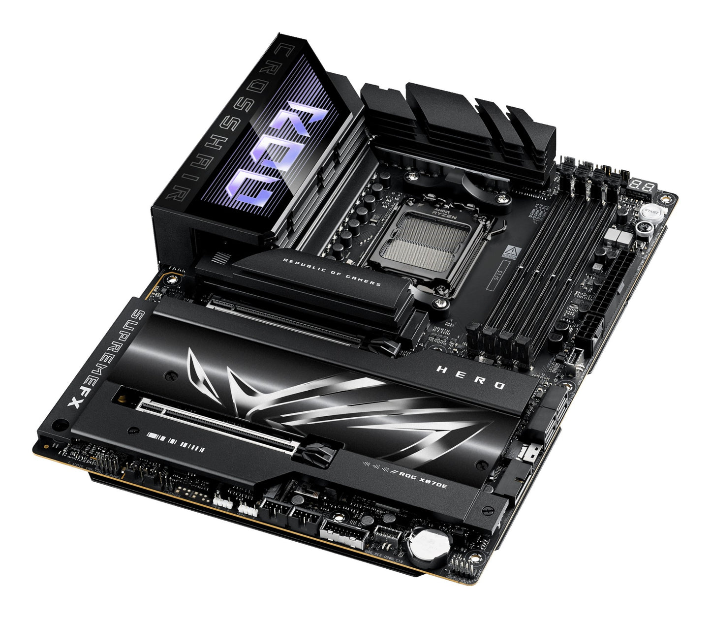 ASUS ROG CROSSHAIR X870E HERO AMD X870E Socket AM5 ATX Motherboard