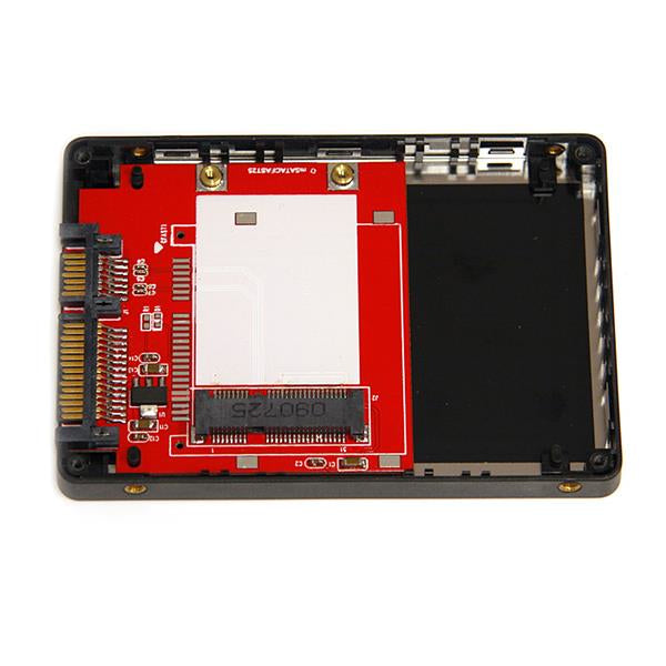 StarTech.com 2.5in SATA to Mini SATA SSD Adapter Enclosure Hub