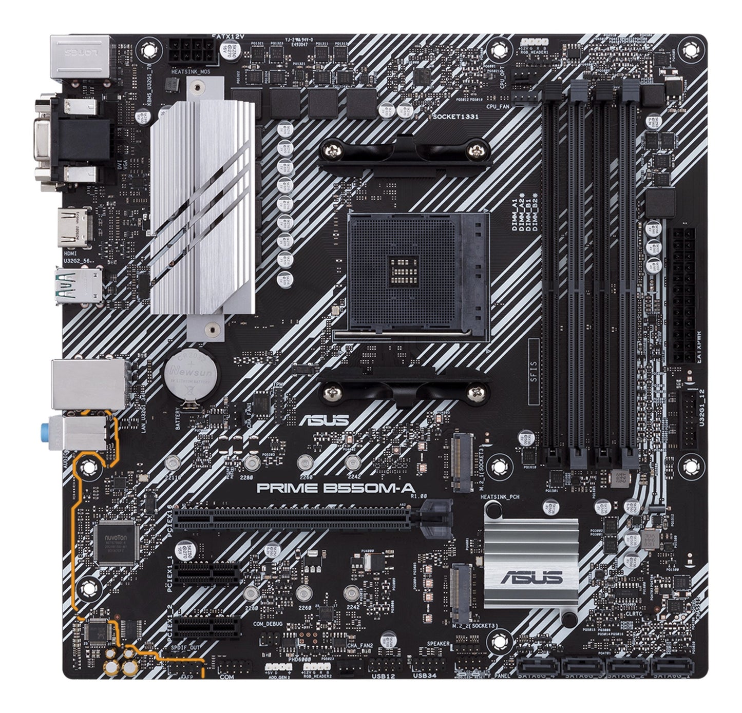 ASUS PRIME B550M-A AMD B550 Socket AM4 micro ATX Motherboard