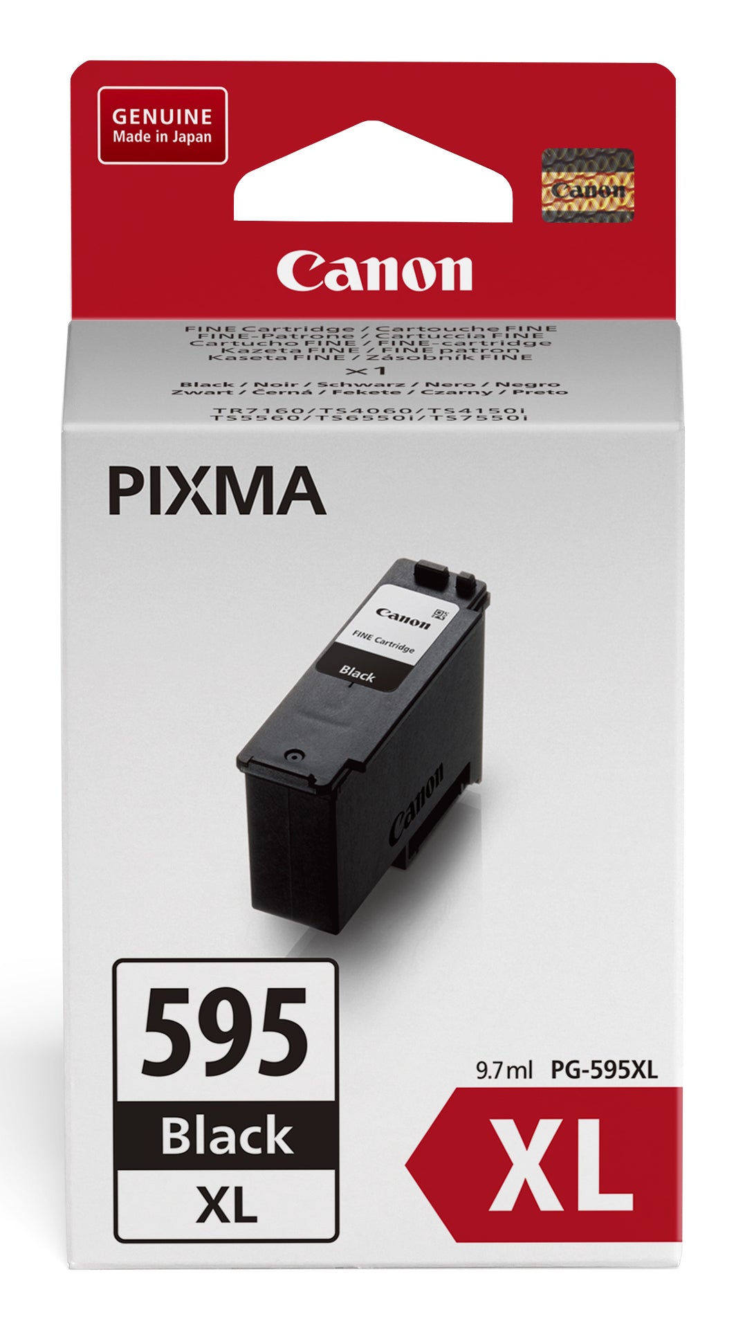 Canon 7170C001/PG-595XL Black Ink Cartridge (300 pages, Canon Pixma TS 4150)