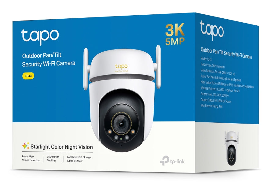 TP-LINK Tapo TC43(EU) V2 Spherical IP security camera Indoor & outdoor 2880 x 1620