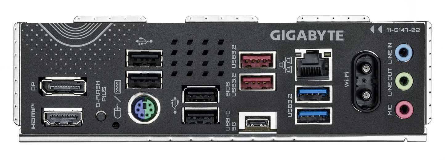Gigabyte B850 GAMING WIFI6 Motherboard - AMD Ryzen 9000 Series CPUs, 6+2+2 Phasen