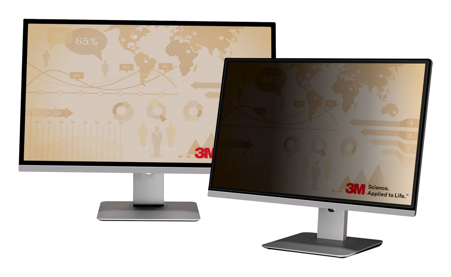 3M Privacy Filter for 27in Monitor, 16:9, PF270W9B Privacy Screen