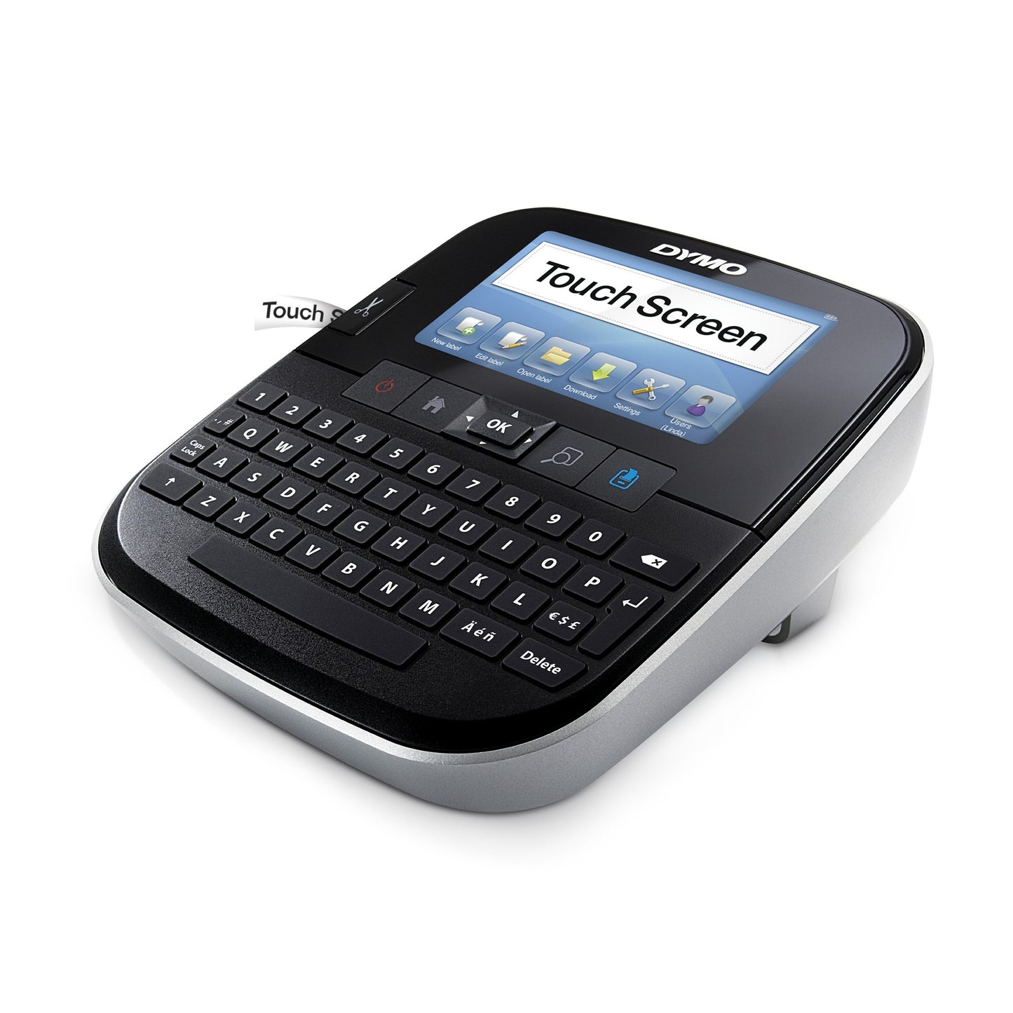 DYMO LabelManager Label Manager 500TS Touch Screen Handheld Label Maker | QWERTY Label Printer