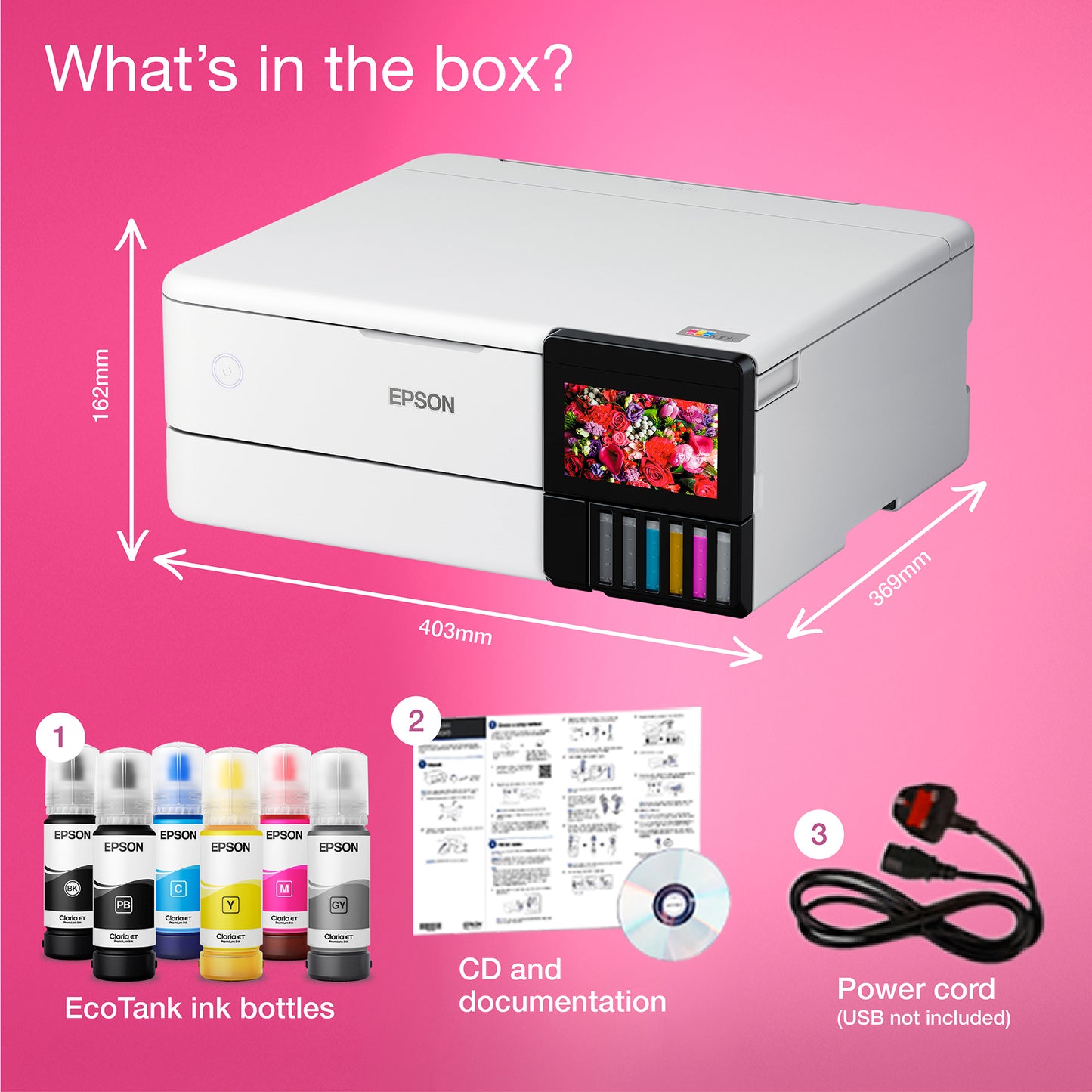 Epson EcoTank ET-8500 Printer