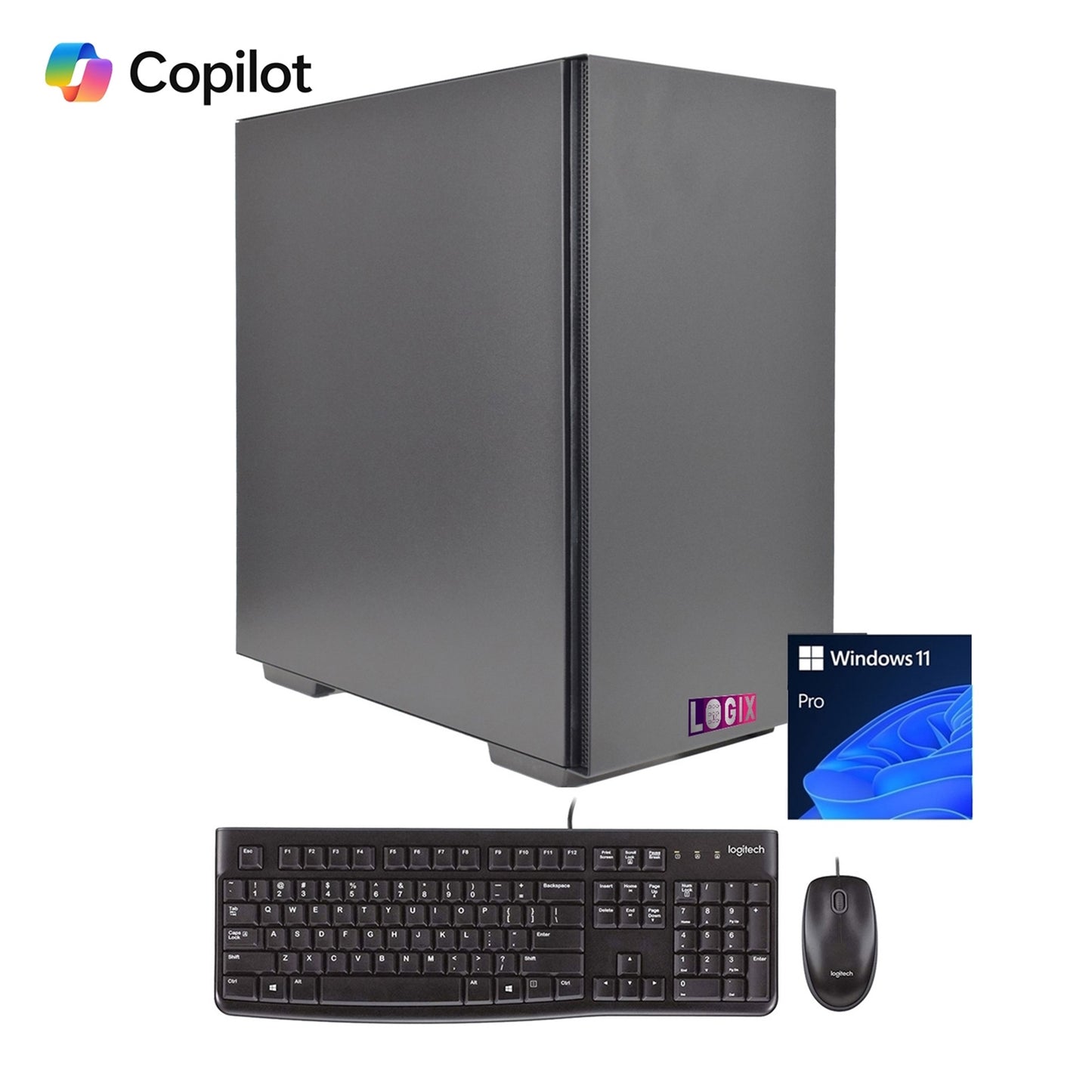 LOGIX Intel Core i3 16GB 500GB SSD Desktop PC