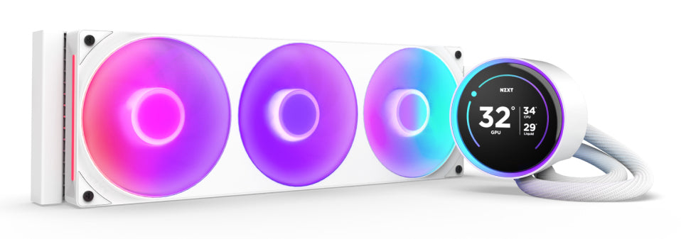 NZXT Kraken Elite 360 RGB Processor All-in-one liquid cooler 12 cm White 1 pc(s) Cooling