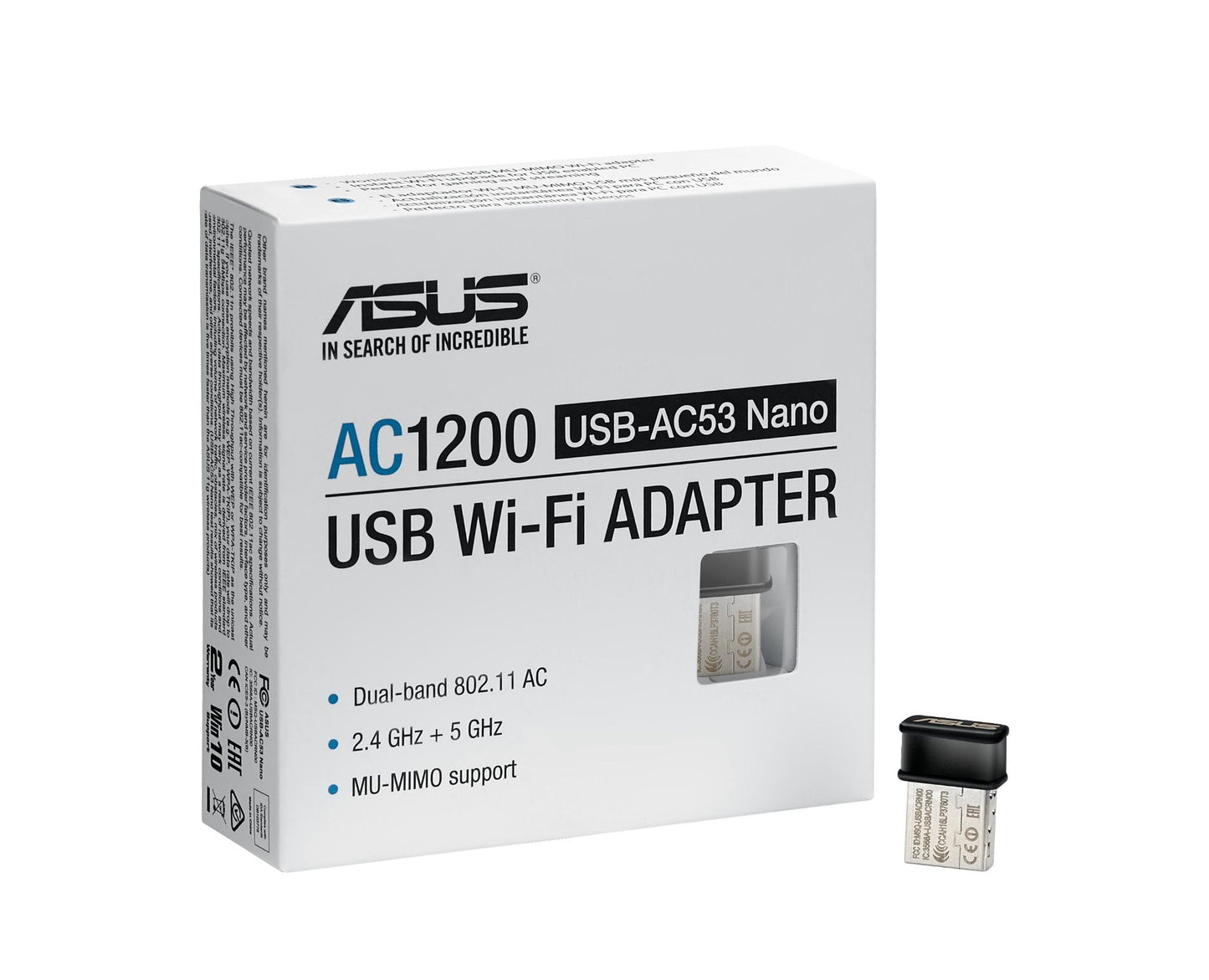 ASUS USB-AC53 Nano WLAN 867 Mbit/s Network Adapter