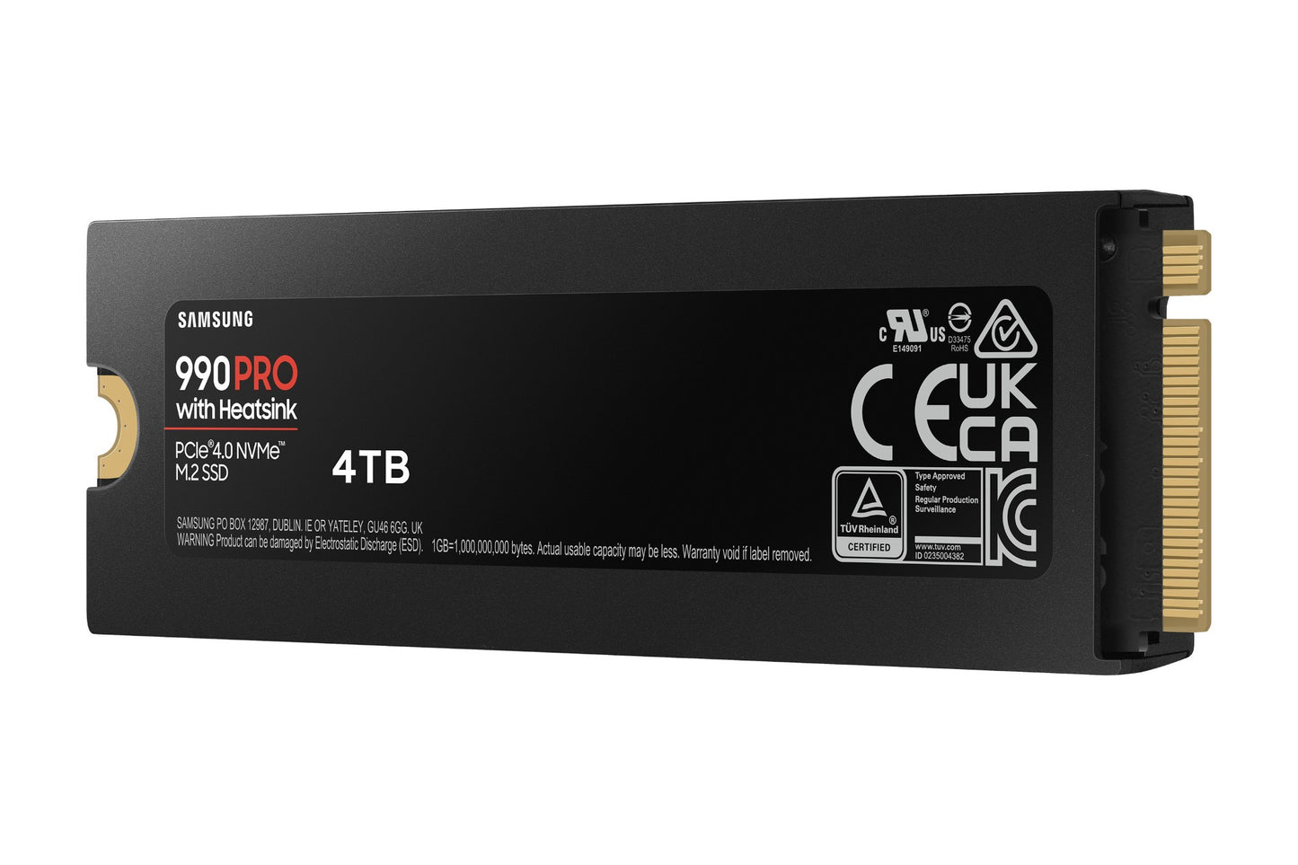 Samsung MZ-V9P4T0GW 4TB M.2 NVMe PCIe Gen4 SSD