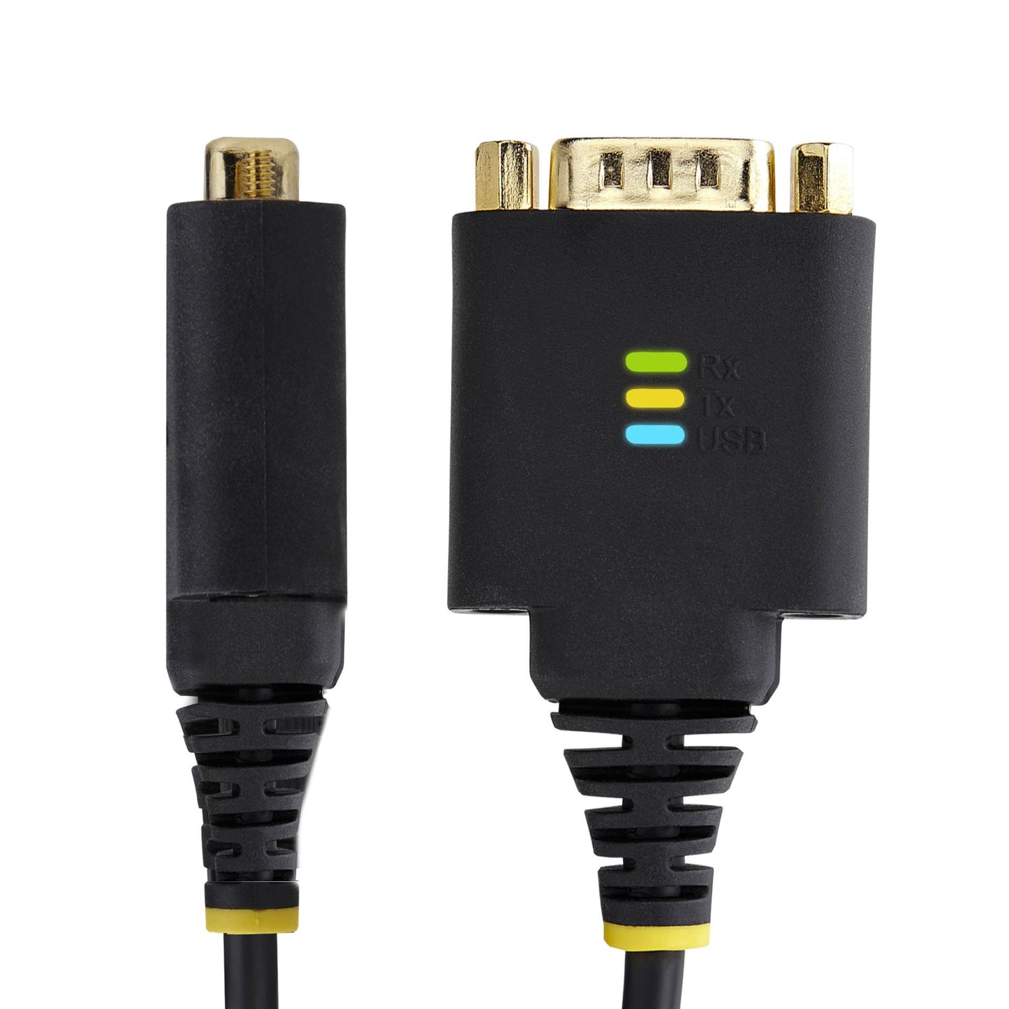 StarTech.com 1ft (30cm) USB to Serial Adapter Cable, COM Retention, Interchangeable