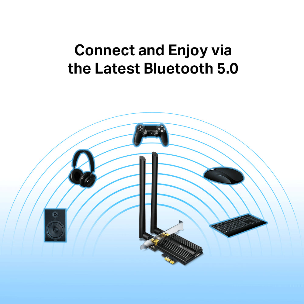 TP-LINK AX3000 Wi-Fi 6 Bluetooth 5.0 PCIe Adapter