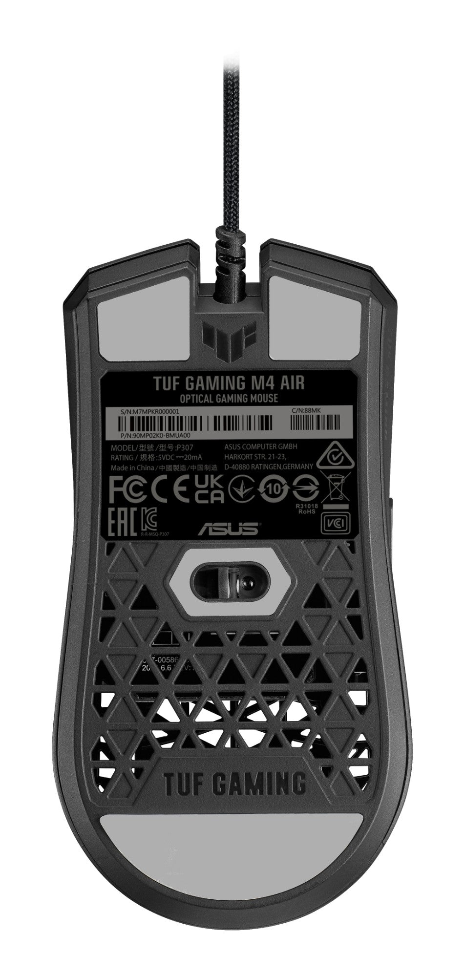 ASUS TUF M4 Air Wired Mouse