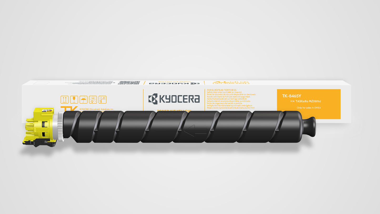 KYOCERA 1T0C2LANL0/TK-8465Y Yellow Toner Cartridge (20K pages, KM TASKalfa MZ 3501)
