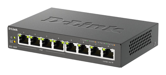 D-Link 8-Port Gigabit PoE Switch