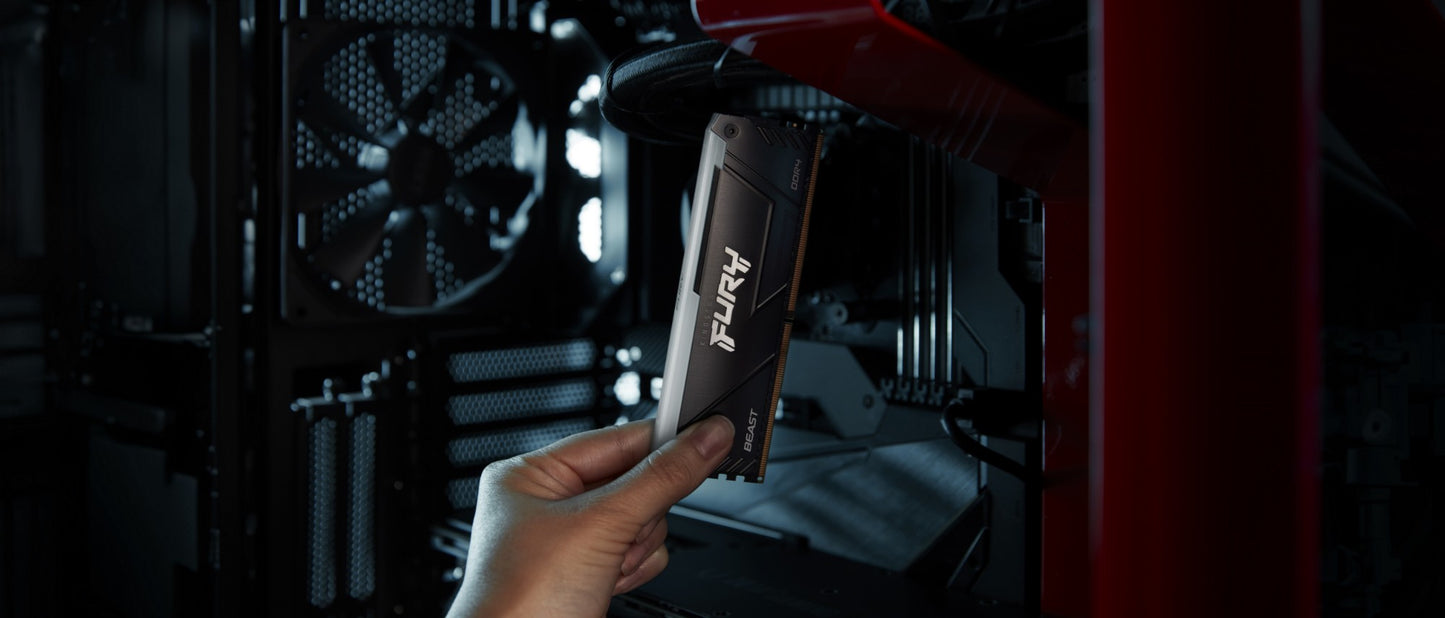 Kingston Technology FURY Beast 16GB DDR4 3200MT/s CL16 Desktop RAM