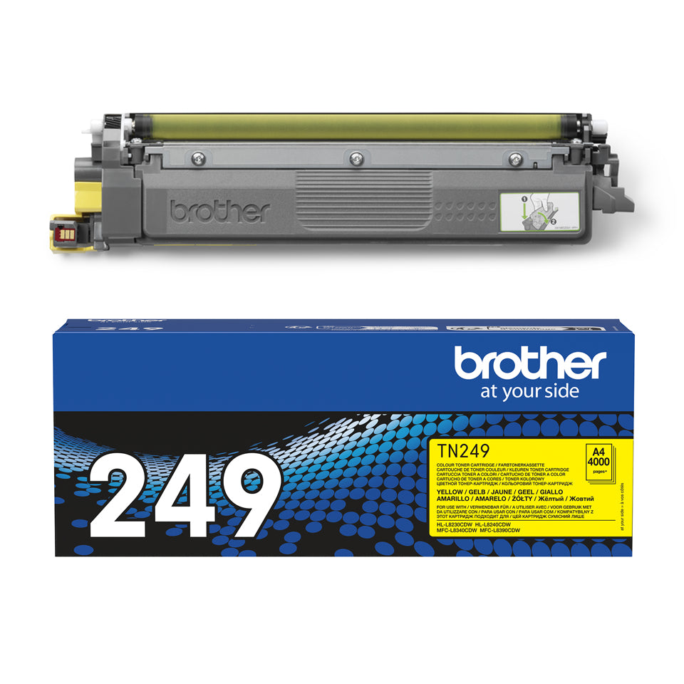 Brother TN-249Y Yellow Toner Cartridge (4K pages)